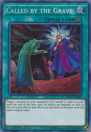 Called by the Grave [MP19-EN043] Prismatic Secret Rare - Yu-Gi-Oh! - Card Brawlers | Quebec | Canada |