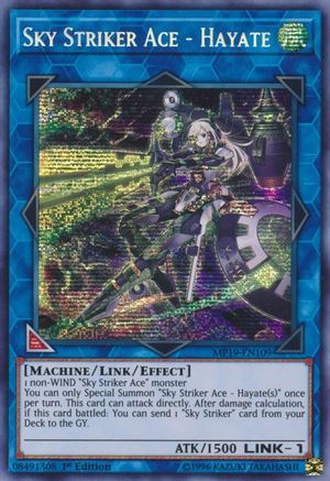 Sky Striker Ace - Hayate [MP19-EN109] Prismatic Secret Rare - Yu-Gi-Oh! - Card Brawlers | Quebec | Canada |
