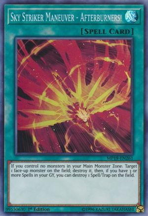 Sky Striker Maneuver - Afterburners! [MP19-EN261] Super Rare - Yu-Gi-Oh! - Card Brawlers | Quebec | Canada |