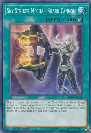 Sky Striker Mecha - Shark Cannon [MP19-EN266] Common - Yu-Gi-Oh! - Card Brawlers | Quebec | Canada |