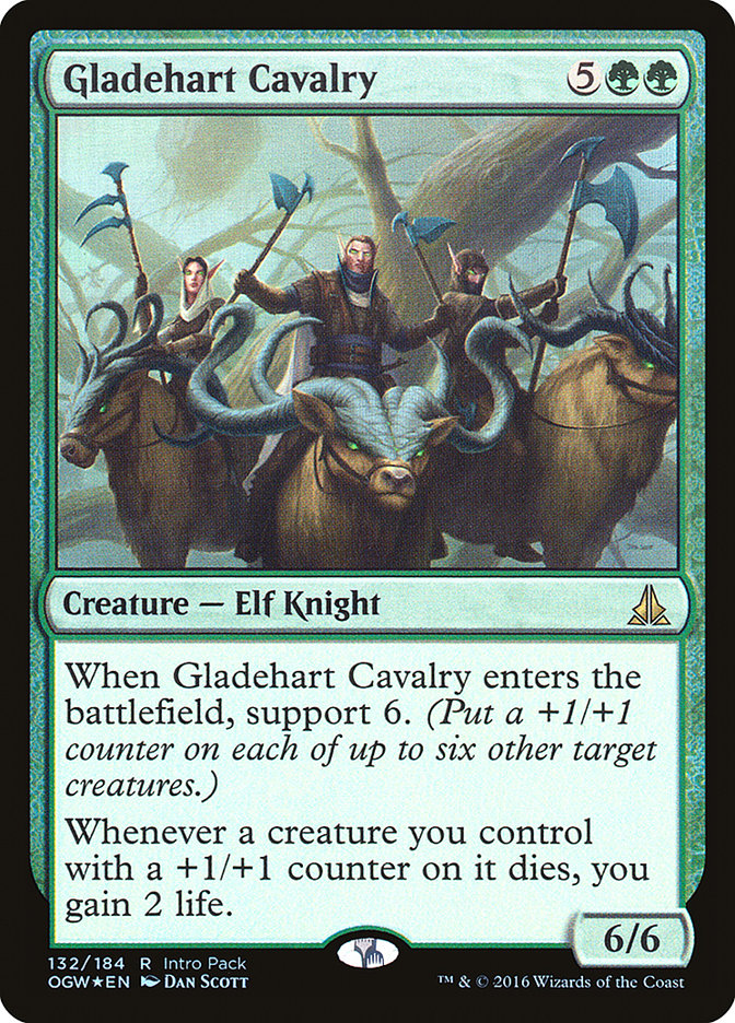 Gladehart Cavalry (Intro Pack) [Oath of the Gatewatch Promos] - Magic: The Gathering - Card Brawlers | Quebec | Canada |