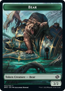 Powerstone // Bear Double-Sided Token [The Brothers' War Tokens] - Magic: The Gathering - Card Brawlers | Quebec | Canada |