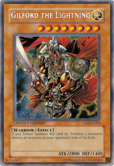 Gilford the Lightning [CT2-EN001] Secret Rare - Yu-Gi-Oh! - Card Brawlers | Quebec | Canada |