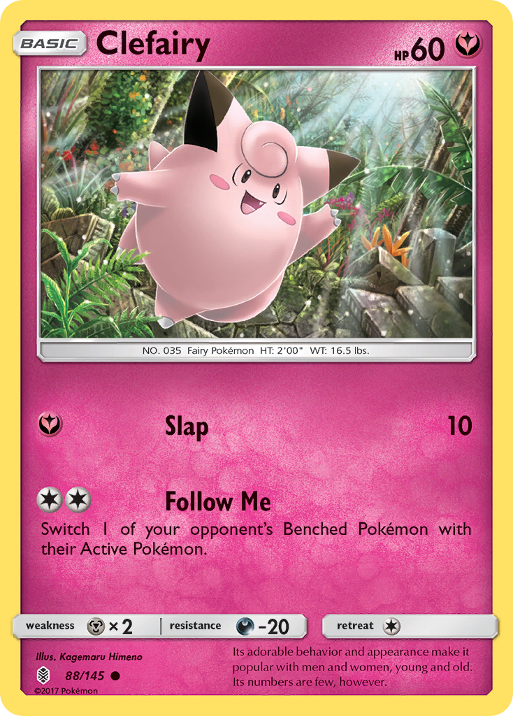 Clefairy (88/145) [Sun & Moon: Guardians Rising] - Pokémon - Card Brawlers | Quebec | Canada |