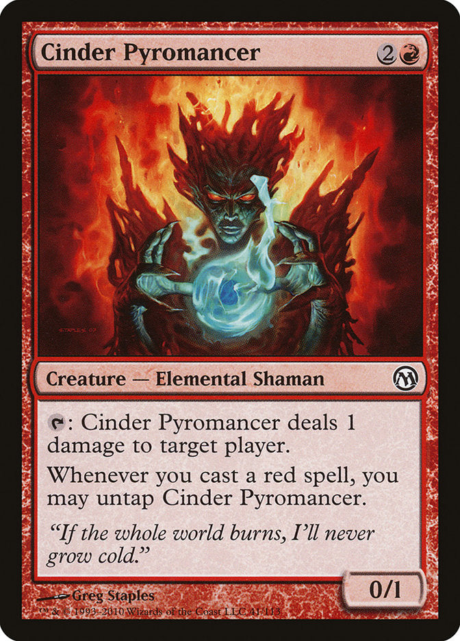 Cinder Pyromancer [Duels of the Planeswalkers] - Magic: The Gathering - Card Brawlers | Quebec | Canada |