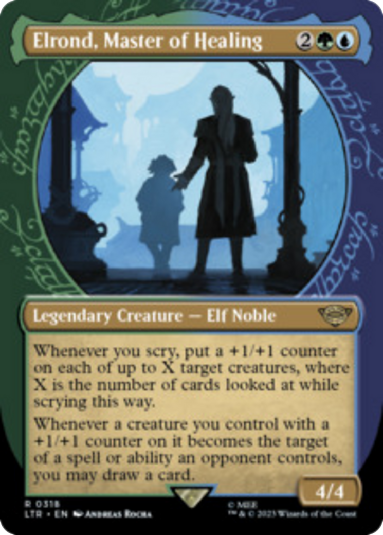 Elrond, Master of Healing (Showcase Ring Frame) [The Lord of the Rings: Tales of Middle-Earth] - Magic: The Gathering - Card Brawlers | Quebec | Canada |