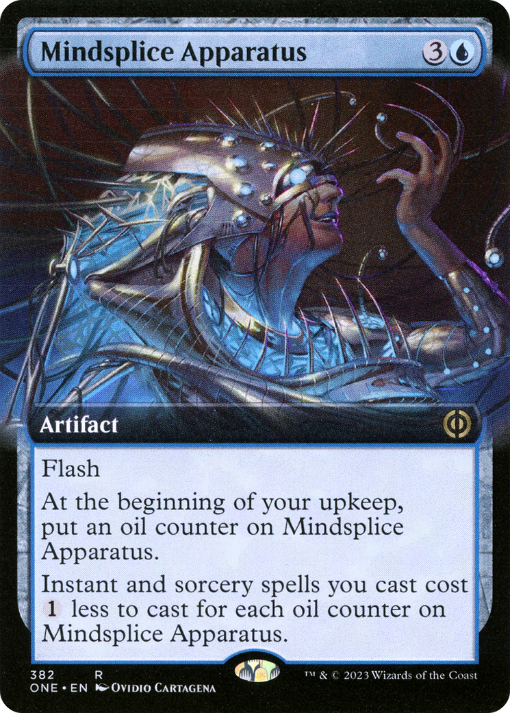 Mindsplice Apparatus (Extended Art) [Phyrexia: All Will Be One] - Magic: The Gathering - Card Brawlers | Quebec | Canada |