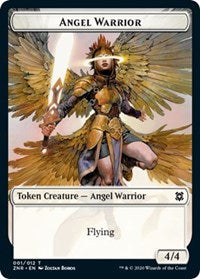 Angel Warrior // Hydra Double-Sided Token [Zendikar Rising Tokens] - Magic: The Gathering - Card Brawlers | Quebec | Canada |