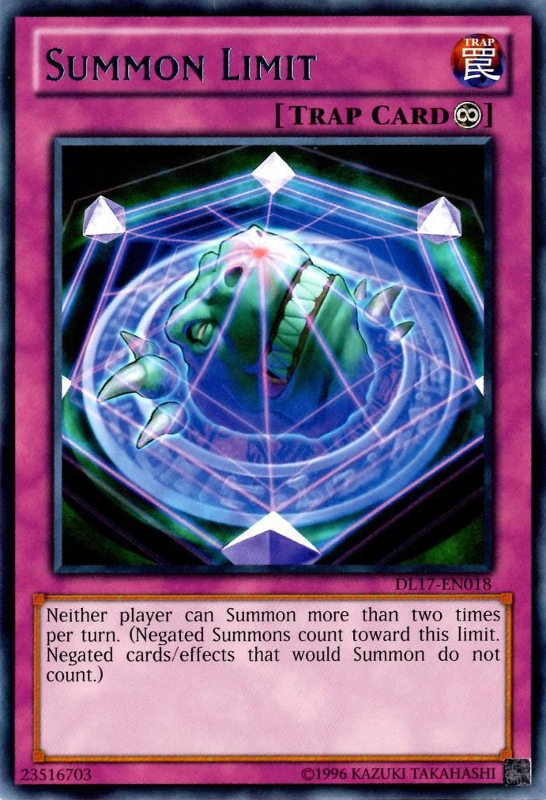Summon Limit (Purple) [DL17-EN018] Rare - Yu-Gi-Oh! - Card Brawlers | Quebec | Canada |