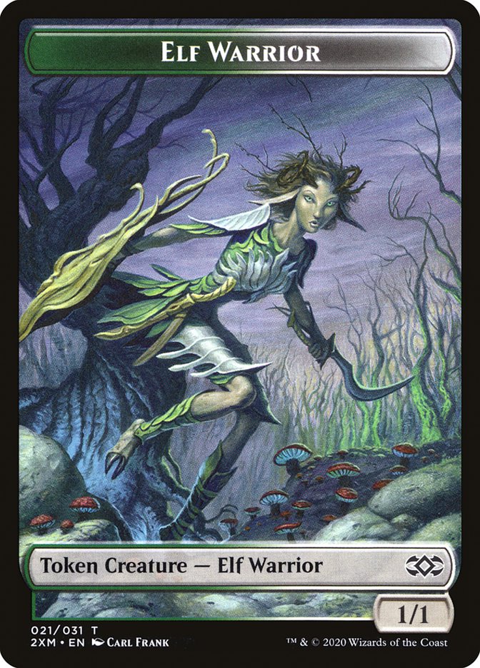 Copy // Elf Warrior Double-Sided Token [Double Masters Tokens] - Magic: The Gathering - Card Brawlers | Quebec | Canada |