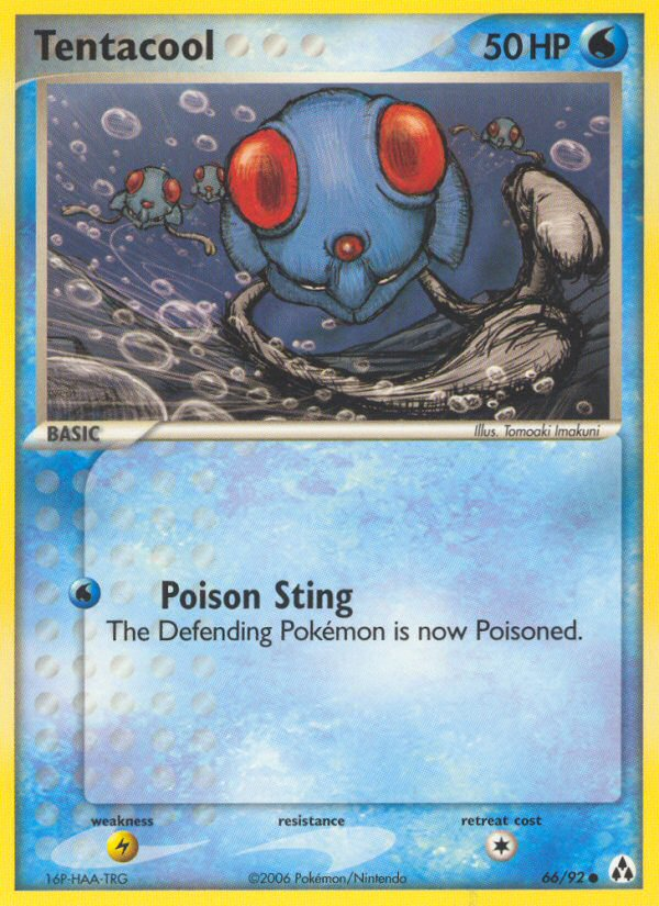 Tentacool (66/92) [EX: Legend Maker] - Pokémon - Card Brawlers | Quebec | Canada |