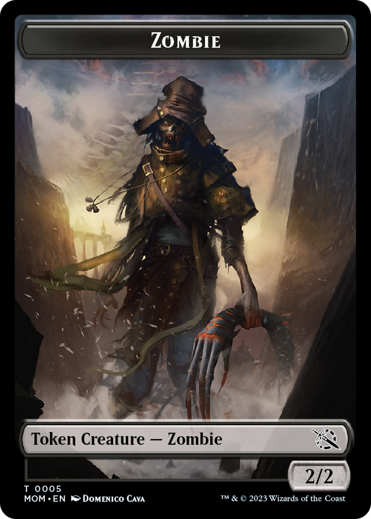 Elemental (9) // Zombie Double-Sided Token [March of the Machine Tokens] - Magic: The Gathering - Card Brawlers | Quebec | Canada |