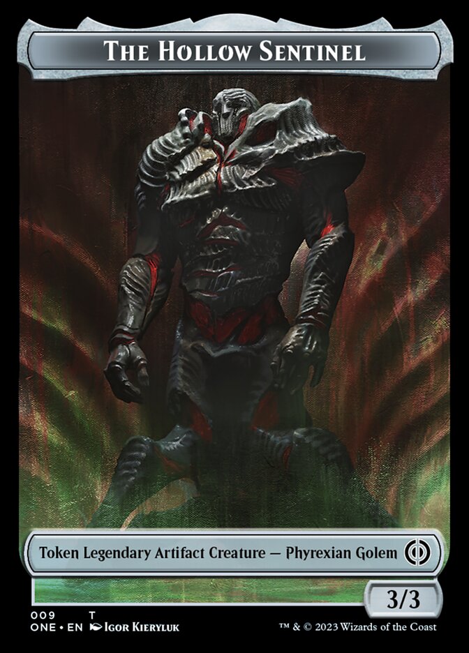 Rebel // The Hollow Sentinel Double-Sided Token [Phyrexia: All Will Be One Tokens] - Magic: The Gathering - Card Brawlers | Quebec | Canada |