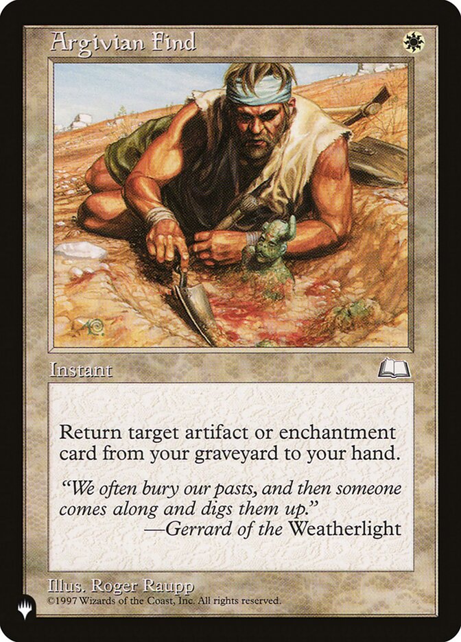 Argivian Find [The List] - Magic: The Gathering - Card Brawlers | Quebec | Canada |