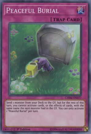 Peaceful Burial [CHIM-EN077] Super Rare - Yu-Gi-Oh! - Card Brawlers | Quebec | Canada |