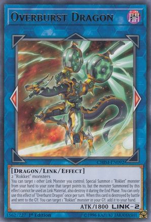 Overburst Dragon [CHIM-EN092] Rare - Yu-Gi-Oh! - Card Brawlers | Quebec | Canada |