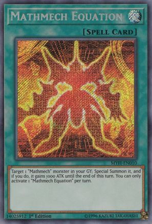 Mathmech Equation [MYFI-EN010] Secret Rare - Yu-Gi-Oh! - Card Brawlers | Quebec | Canada |