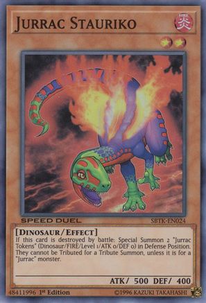 Jurrac Stauriko [SBTK-EN024] Super Rare - Yu-Gi-Oh! - Card Brawlers | Quebec | Canada |