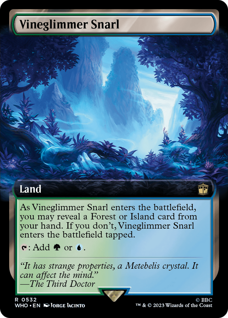 Vineglimmer Snarl (Extended Art) [Doctor Who] - Magic: The Gathering - Card Brawlers | Quebec | Canada |