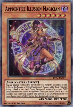 Apprentice Illusion Magician [LED6-EN007] Super Rare - Yu-Gi-Oh! - Card Brawlers | Quebec | Canada |