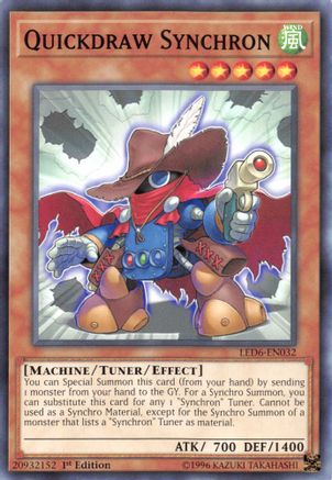Quickdraw Synchron [LED6-EN032] Common - Yu-Gi-Oh! - Card Brawlers | Quebec | Canada |
