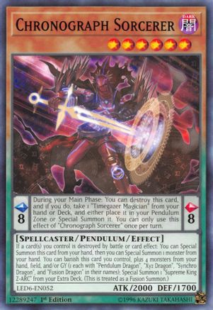 Chronograph Sorcerer [LED6-EN052] Common - Yu-Gi-Oh! - Card Brawlers | Quebec | Canada |