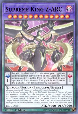 Supreme King Z-ARC [LED6-EN054] Common - Yu-Gi-Oh! - Card Brawlers | Quebec | Canada |