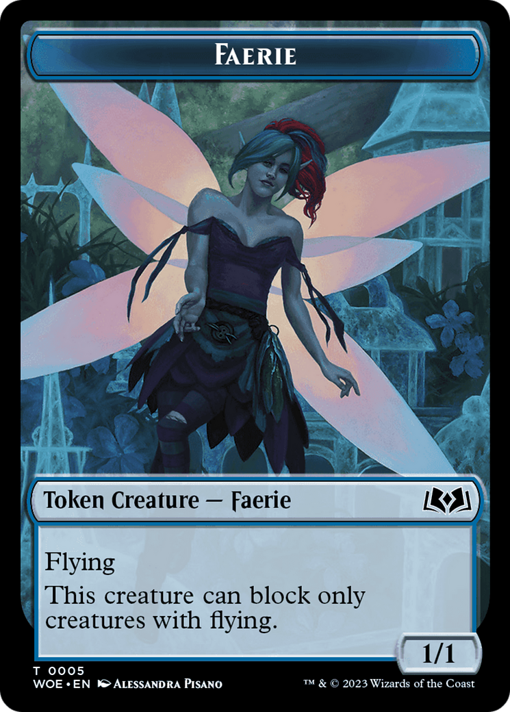 Faerie // Food (0010) Double-Sided Token [Wilds of Eldraine Tokens] - Magic: The Gathering - Card Brawlers | Quebec | Canada |
