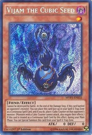 Vijam the Cubic Seed [MVP1-ENS32] Secret Rare - Yu-Gi-Oh! - Card Brawlers | Quebec | Canada |