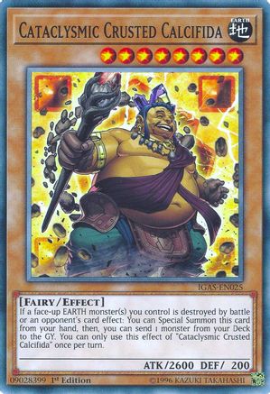 Cataclysmic Crusted Calcifida [IGAS-EN025] Common - Yu-Gi-Oh! - Card Brawlers | Quebec | Canada |