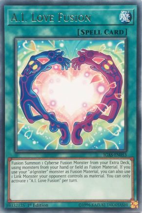 A.I. Love Fusion [IGAS-EN053] Rare - Yu-Gi-Oh! - Card Brawlers | Quebec | Canada |
