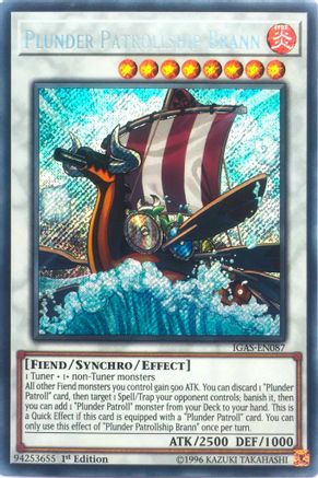 Plunder Patrollship Brann [IGAS-EN087] Secret Rare - Yu-Gi-Oh! - Card Brawlers | Quebec | Canada |