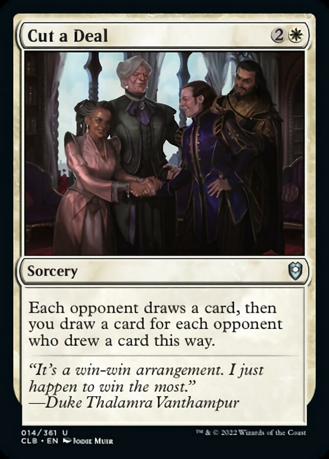 Cut a Deal [Commander Legends: Battle for Baldur's Gate] - Magic: The Gathering - Card Brawlers | Quebec | Canada |