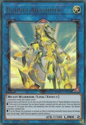Bujinki Ahashima [DUOV-EN018] Ultra Rare - Yu-Gi-Oh! - Card Brawlers | Quebec | Canada |