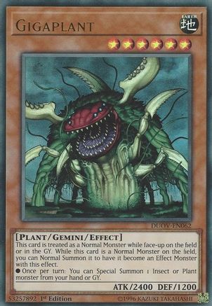 Gigaplant [DUOV-EN062] Ultra Rare - Yu-Gi-Oh! - Card Brawlers | Quebec | Canada |