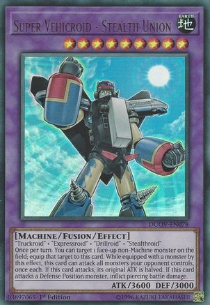 Super Vehicroid - Stealth Union [DUOV-EN078] Ultra Rare - Yu-Gi-Oh! - Card Brawlers | Quebec | Canada |