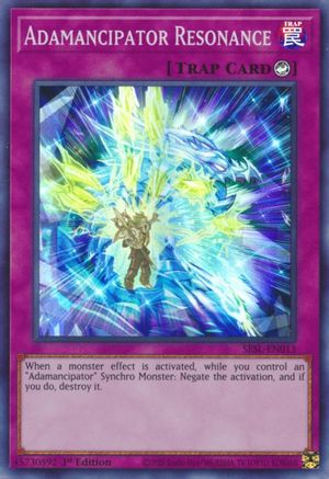 Adamancipator Resonance [SESL-EN013] Super Rare - Yu-Gi-Oh! - Card Brawlers | Quebec | Canada |