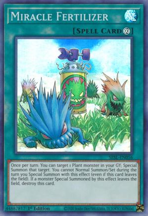 Miracle Fertilizer [SESL-EN056] Super Rare - Yu-Gi-Oh! - Card Brawlers | Quebec | Canada |