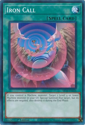 Iron Call [SR10-EN026] Common - Yu-Gi-Oh! - Card Brawlers | Quebec | Canada |