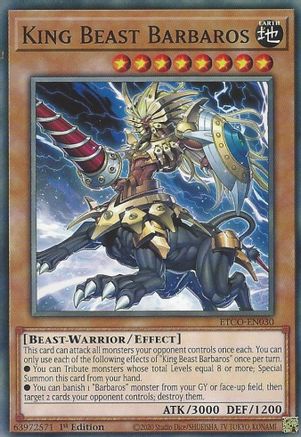 King Beast Barbaros [ETCO-EN030] Common - Yu-Gi-Oh! - Card Brawlers | Quebec | Canada |