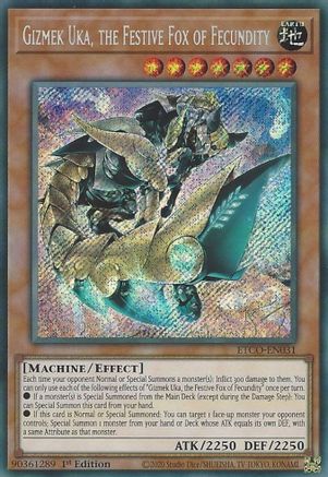 Gizmek Uka, the Festive Fox of Fecundity [ETCO-EN031] Secret Rare - Yu-Gi-Oh! - Card Brawlers | Quebec | Canada |