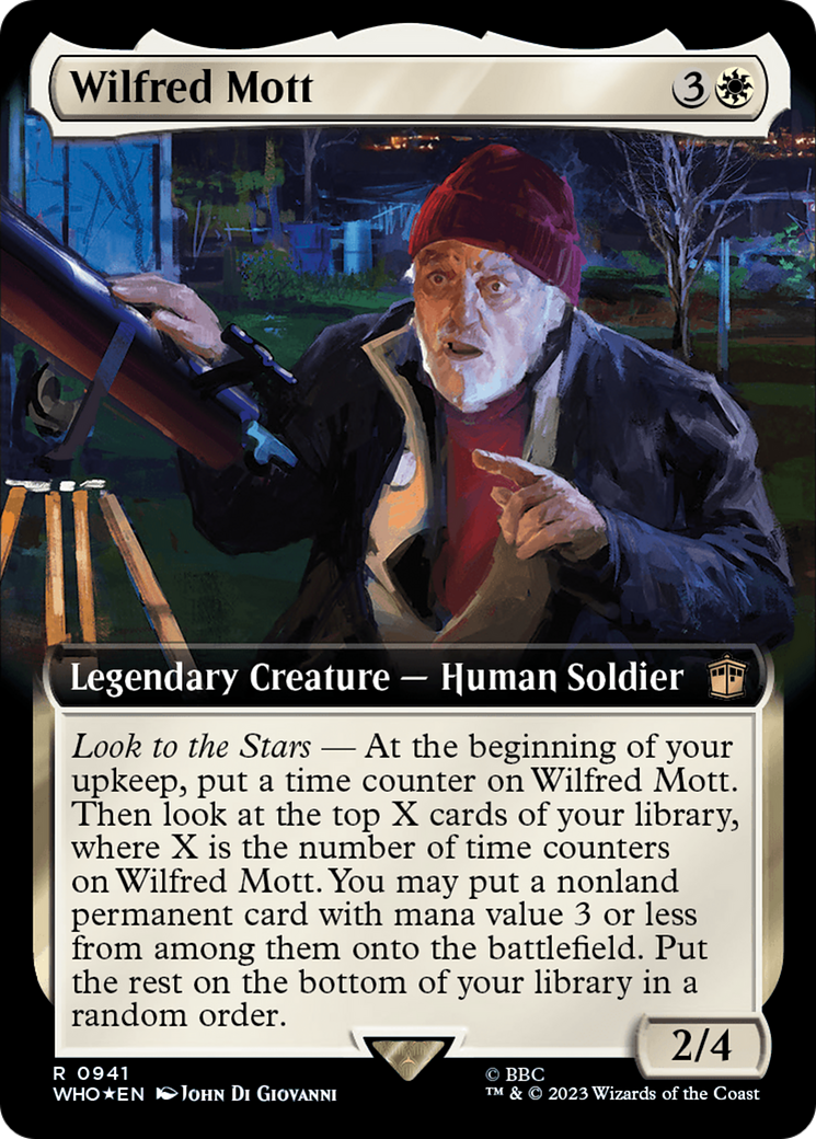 Wilfred Mott (Extended Art) (Surge Foil) [Doctor Who] - Magic: The Gathering - Card Brawlers | Quebec | Canada |