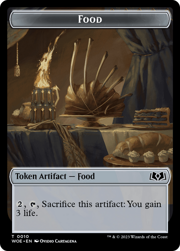 Nightmare // Food (0010) Double-Sided Token [Wilds of Eldraine Tokens] - Magic: The Gathering - Card Brawlers | Quebec | Canada |