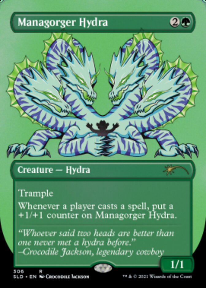 Managorger Hydra (Borderless) [Secret Lair Drop Series] - Magic: The Gathering - Card Brawlers | Quebec | Canada |