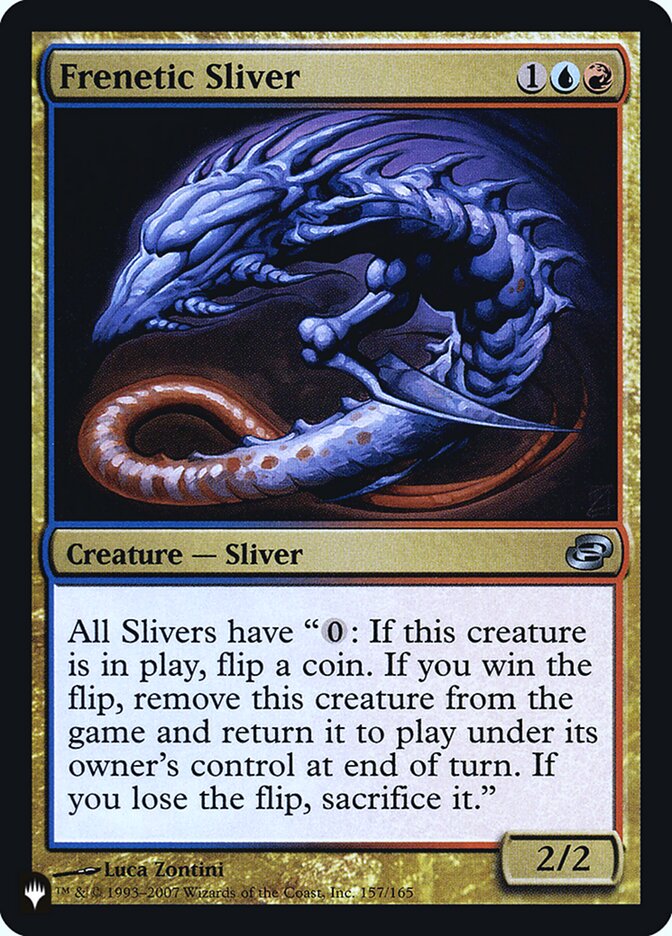 Frenetic Sliver [Secret Lair: Heads I Win, Tails You Lose] - Magic: The Gathering - Card Brawlers | Quebec | Canada |