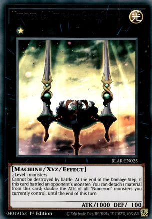 Number 4: Numeron Gate Catvari [BLAR-EN025] Ultra Rare - Yu-Gi-Oh! - Card Brawlers | Quebec | Canada |