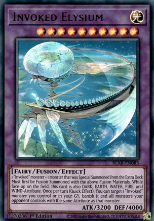 Invoked Elysium [BLAR-EN083] Ultra Rare - Yu-Gi-Oh! - Card Brawlers | Quebec | Canada |