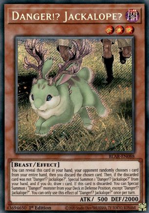 Danger!? Jackalope? [BLAR-EN088] Secret Rare - Yu-Gi-Oh! - Card Brawlers | Quebec | Canada |
