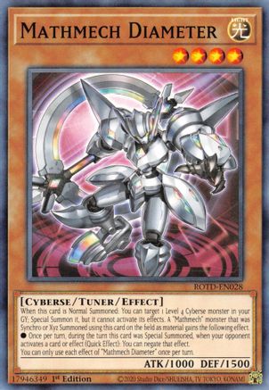 Mathmech Diameter [ROTD-EN028] Common - Yu-Gi-Oh! - Card Brawlers | Quebec | Canada |