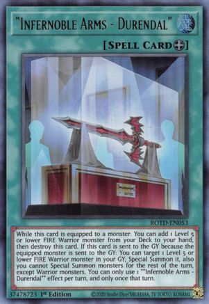 "Infernoble Arms - Durendal" [ROTD-EN053] Ultra Rare - Yu-Gi-Oh! - Card Brawlers | Quebec | Canada |